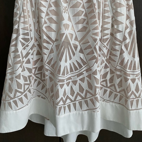 Bcbg high low skirt with shorts white and black available - Picture 4 of 17
